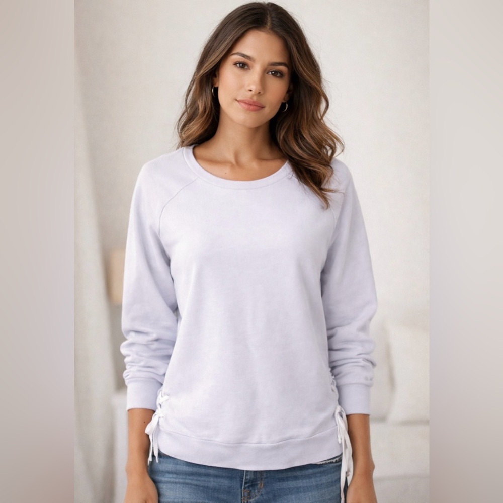 Aerie Light Purple Relaxed Sweatshirt Size Medium